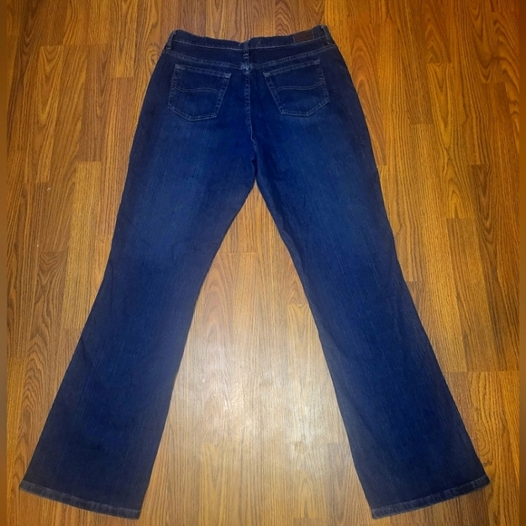 Lee Bootcut Relaxed Fit Jeans Women’s 14 Long At the Waist Stretch YKK Zip A86 - Picture 8 of 12